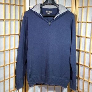 Eddie Bauer sweater, TL, Blue